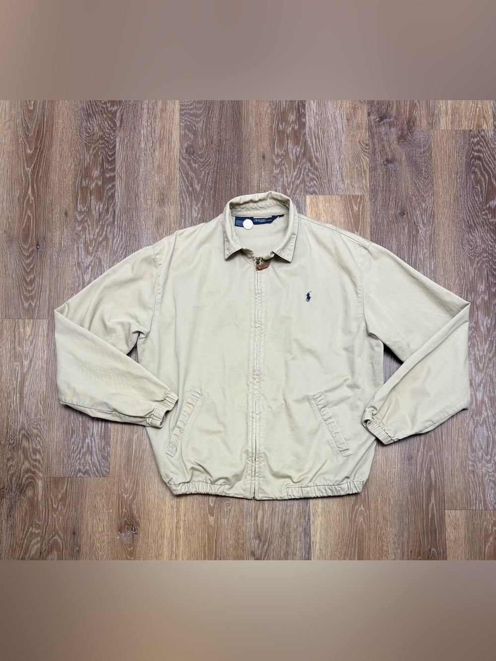 Polo by Ralph Lauren Beige Bomber Jacket